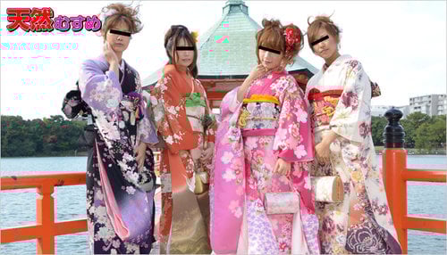 天然むすめは10musume 010113_01 素人娘の新年会 前编 内田梓 下川亜矢